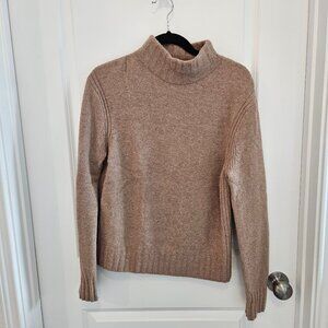 J Crew Tan Mockneck Sweater